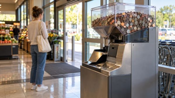 Locate convenient coin counting machines nearby